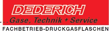 DEDERICH … Gase, Technik + Service, Fachbetrieb Druckgasflaschen